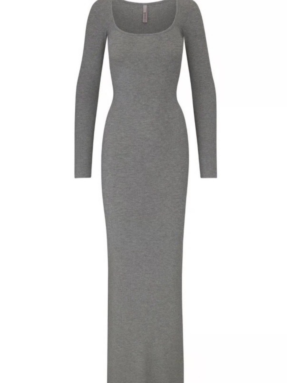 SKIMS Charcoal Long Sleeve Dress